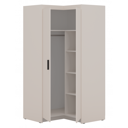 Szafa narożna dwudrzwiowa 98 cm TRINO beżowa